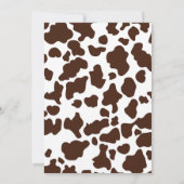 Little Cowboy Baby shower Honoring Party Kaart (Achterkant)