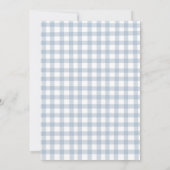 Little Cowboy Baby shower Invitation Kaart (Achterkant)