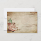 Little Cowboy Baby Shower Thank You Bedankkaart (Achterkant)