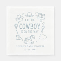 Little Cowboy Boy Baby Shower