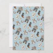 Little Cowboy Clothesline Vind de Gast BINGO Kaart (Achterkant)