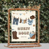 Little cowboy Gastenboek poster