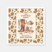 Little Cowboy Modern Western Rodeo Baby shower