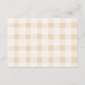 Little Cowboy Modern Western Rodeo Diapper Raffle Informatiekaartje (Achterkant)