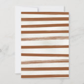 Little Cowboy Pony Western Baby shower Kaart (Achterkant)