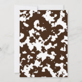 Little Cowboy Rustic Western V3 Boy Baby shower Kaart (Achterkant)