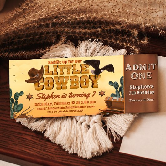 Little Cowboy Ticket Kaart