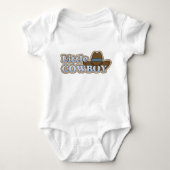 Little Cowboy W/Pet Baby Baby-Onies Shirt (Voorkant)