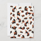 Little Cowboy Western Country Baby shower Kaart (Achterkant)