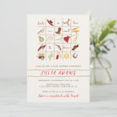 Little Cowboy Western Rodeo Bingo Baby shower Kaart (Staand voorkant)