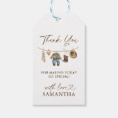 Little Cowboy, Western Wild West Rodeo Baby shower Cadeaulabel (Voorkant)