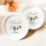 Little Cowboy, Western Wild West Rodeo Baby shower Papieren Bordje<br><div class="desc">Little Cowboy,  Western Wild West Rodeo Baby shower Paper Borden Dit prachtige bord is voorzien van handgeschilderde clipart met moderne typografie. Dit kleine cowboy bord is een geweldige manier om je speciale dag te accentueren! Perfect voor elk seizoen en geschikt voor elke westerne,  landelijke,  rustieke of bohemian thema douche!</div>