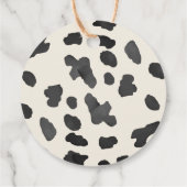 Little Cowboy westerne thema jongen baby shower Bedankjes Labels (Achterkant)