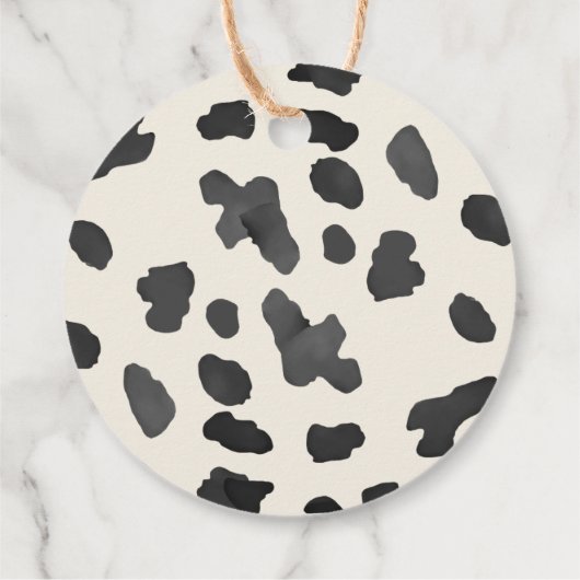 Little Cowboy westerne thema jongen baby shower Bedankjes Labels (Achterkant)