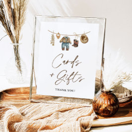 Little Cowboy, Wild West Rodeo Boeken & Geschenken Poster