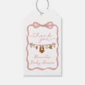 Little Cowgirl Baby Shower Cadeaulabel (Voorkant)
