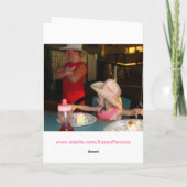 Little Cowgirl, Birthday Kaart (Achterkant)