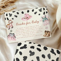 Little Cowgirl Boeken voor Baby Girl Shower