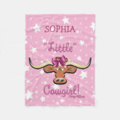 Little Cowgirl Fleece Blanket (Voorkant)