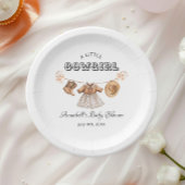 Little Cowgirl Pet laarzen jurk Baby shower Papieren Bordje