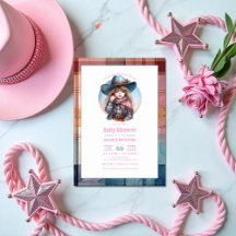 Little Cowgirl Western Baby shower