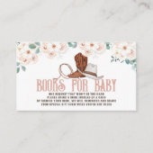 Little Cowgirl Western Floral Books for Baby Informatiekaartje (Voorkant)
