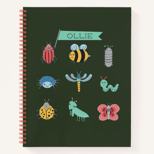 Little Crawlers - gepersonaliseerd Notitieboek (Voorkant)