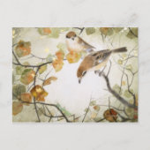 Little Creature-Bull-kopse Shrikes Briefkaart (Voorkant)