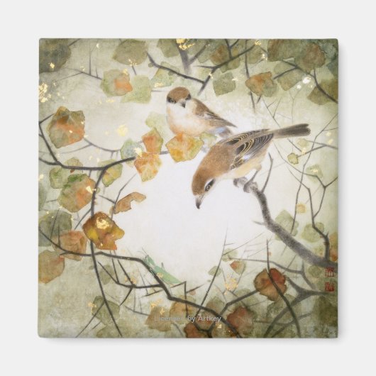 Little Creature-Bull-kopse Shrikes Magneet (Voorkant)