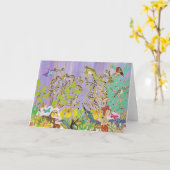 Little Creatures Wenskaarten Kaart (Gele Bloem)