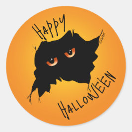 Little Creeper Halloween Ronde Sticker