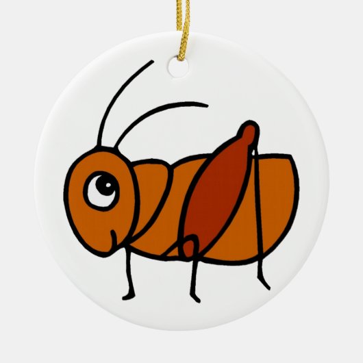 Little Cricket Keramisch Ornament (Voorkant)