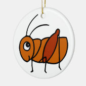 Little Cricket Keramisch Ornament (Links)