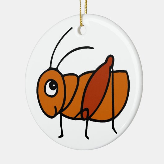 Little Cricket Keramisch Ornament (Links)