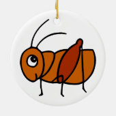 Little Cricket Keramisch Ornament (Achterkant)