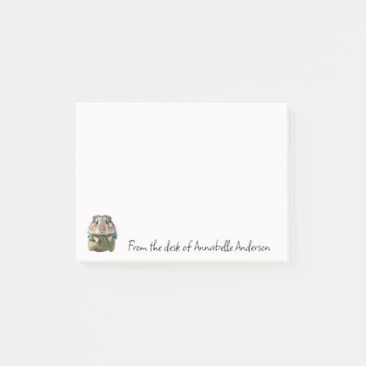 Little Critters Hamster Personaliseerbare Notities Post-it® Notes (Voorkant)