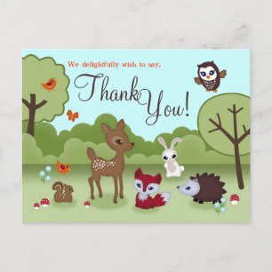Little Critters Thank You Postcard Briefkaart