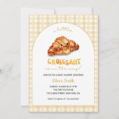 Little Croissant op de weg Baby shower Kaart (Voorkant)