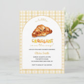 Little Croissant op de weg Baby shower Kaart (Staand voorkant)