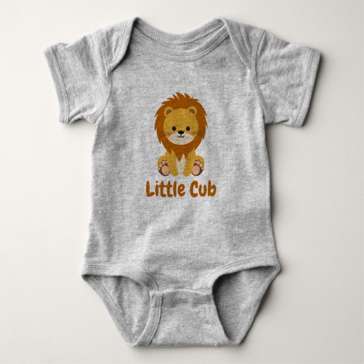 Little Cub Baby Bodysuit (Voorkant)
