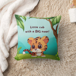 Little Cub Big Roar Square Sierkussen