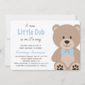 Little Cub Teddy Bear uitnodiging (Voorkant)