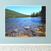 Little Cultus Lake, OF Canvas Afdruk (Insitu (Houten vloer))