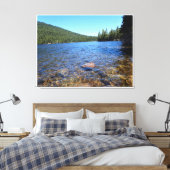Little Cultus Lake, OF Canvas Afdruk (Insitu (Slaapkamer))