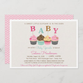 Little Cupcake Baby Sprinkle Shower Kaart