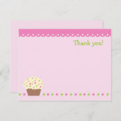 Little Cupcake Blank Dank je wel dat je cads meide Kaart (Voorkant / Achterkant)