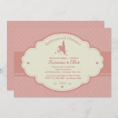 Little Cupid Rehearsal Dinner Invitation Kaart (Voorkant / Achterkant)