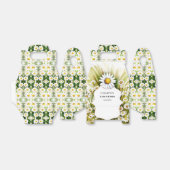 Little Custom Daisy Baby shower Bedankdoosjes (Uitgevouwen)