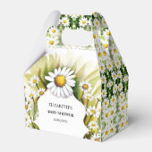 Little Custom Daisy Baby shower Bedankdoosjes (Voorkant Zijde)