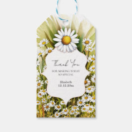 Little Custom Daisy Baby shower Cadeaulabel
